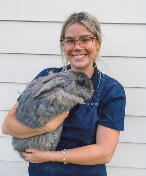 Vet With Rabbit